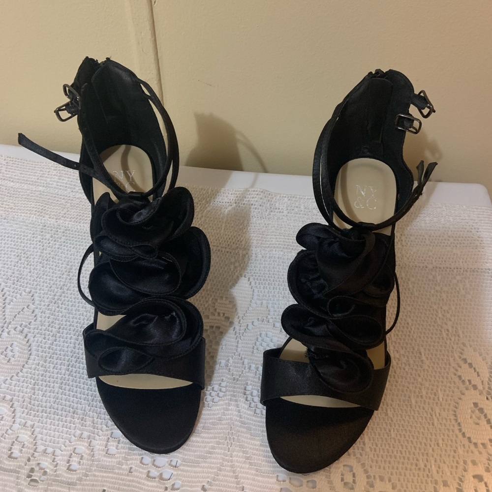Black NYC High Heels